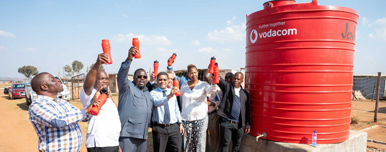 Vodacom donates 20 JoJo tanks to City of Tshwane to assist communities with access to water