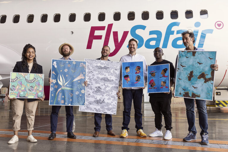 FlySafair collaborates with five artists to add a touch of wonder to its cabins