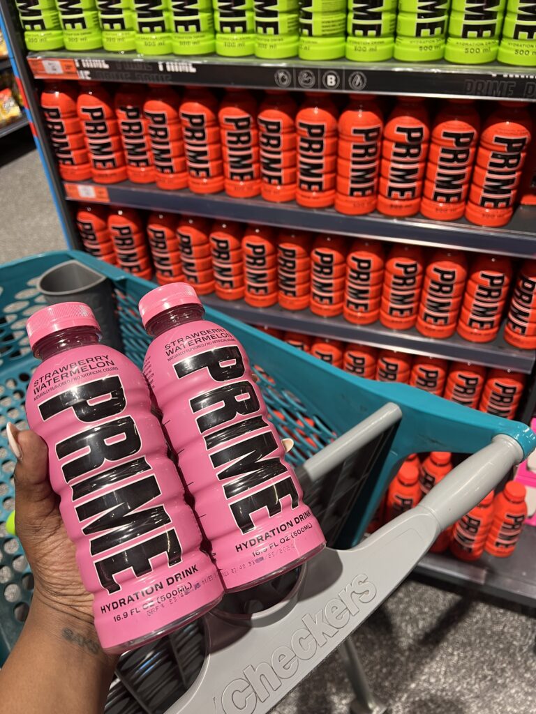 PRIME Hydration Strawberry Watermelon flavour available exclusively at Checkers