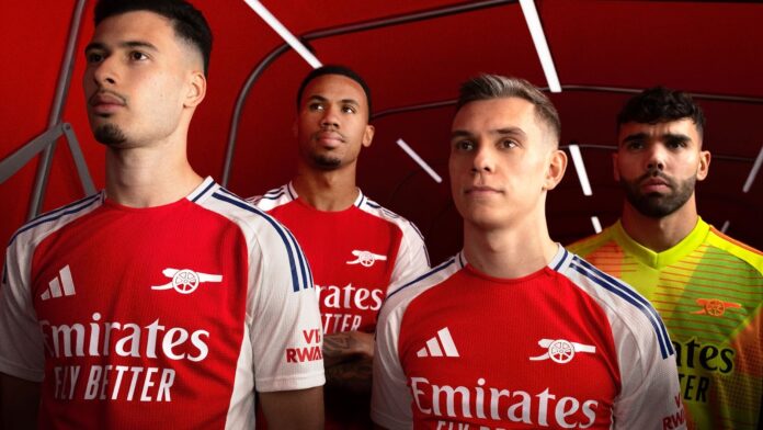 THE CANNON RETURNS AS ADIDAS AND ARSENAL UNVEIL HOME KIT FOR 2024/25