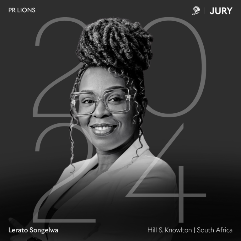 Hill & Knowlton's Lerato Songelwa to Serve as PR Lions Juror at 2024 Cannes Lions International Festival of Creativity