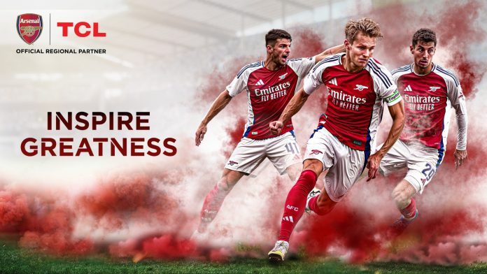 TCL’s Partnership with Arsenal Football Club Providing Fans with Spectacular Game-day Viewing Pleasure