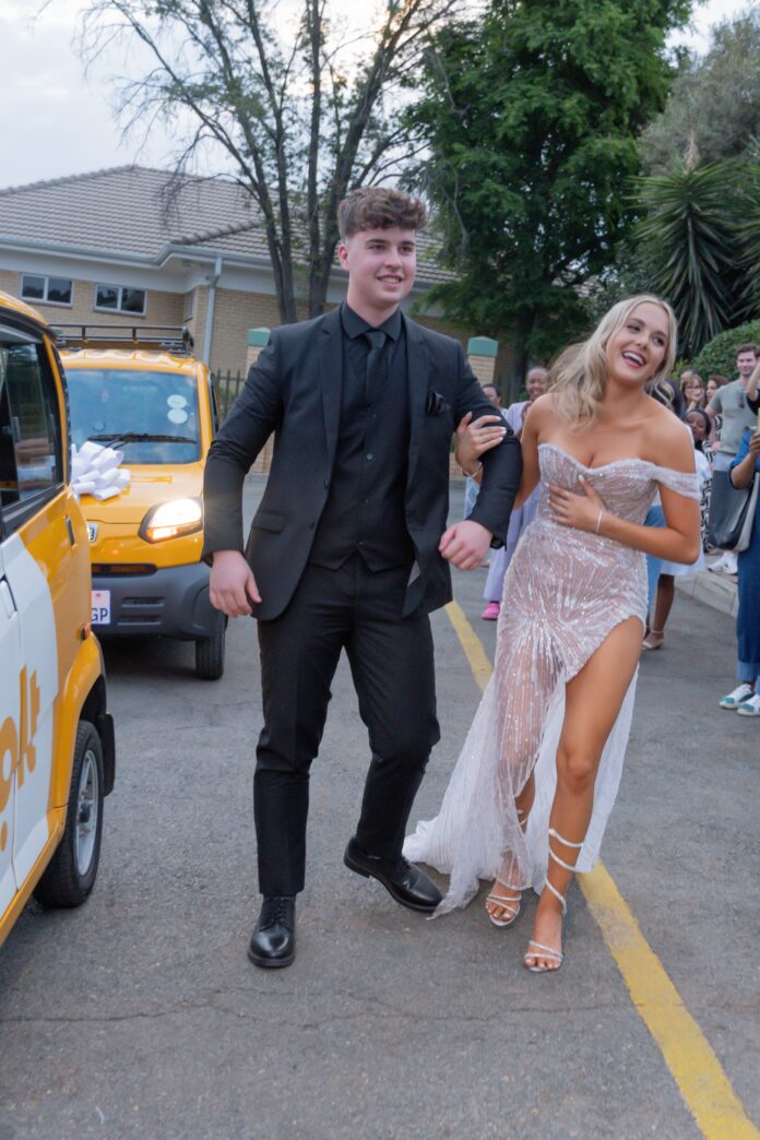 Johannesburg Girls Make a Bold Entrance at Matric Dance in a Bolt Lite Bajaj Vehicle