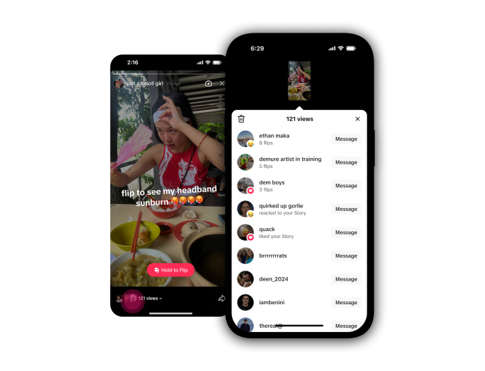 TikTok’s new Flip Story feature just launched and we’ve got the scoop